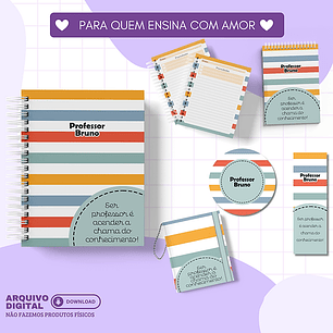 Arquivo Dia Dos Professores Coleção Para Quem Ensina com Amor - Luminous