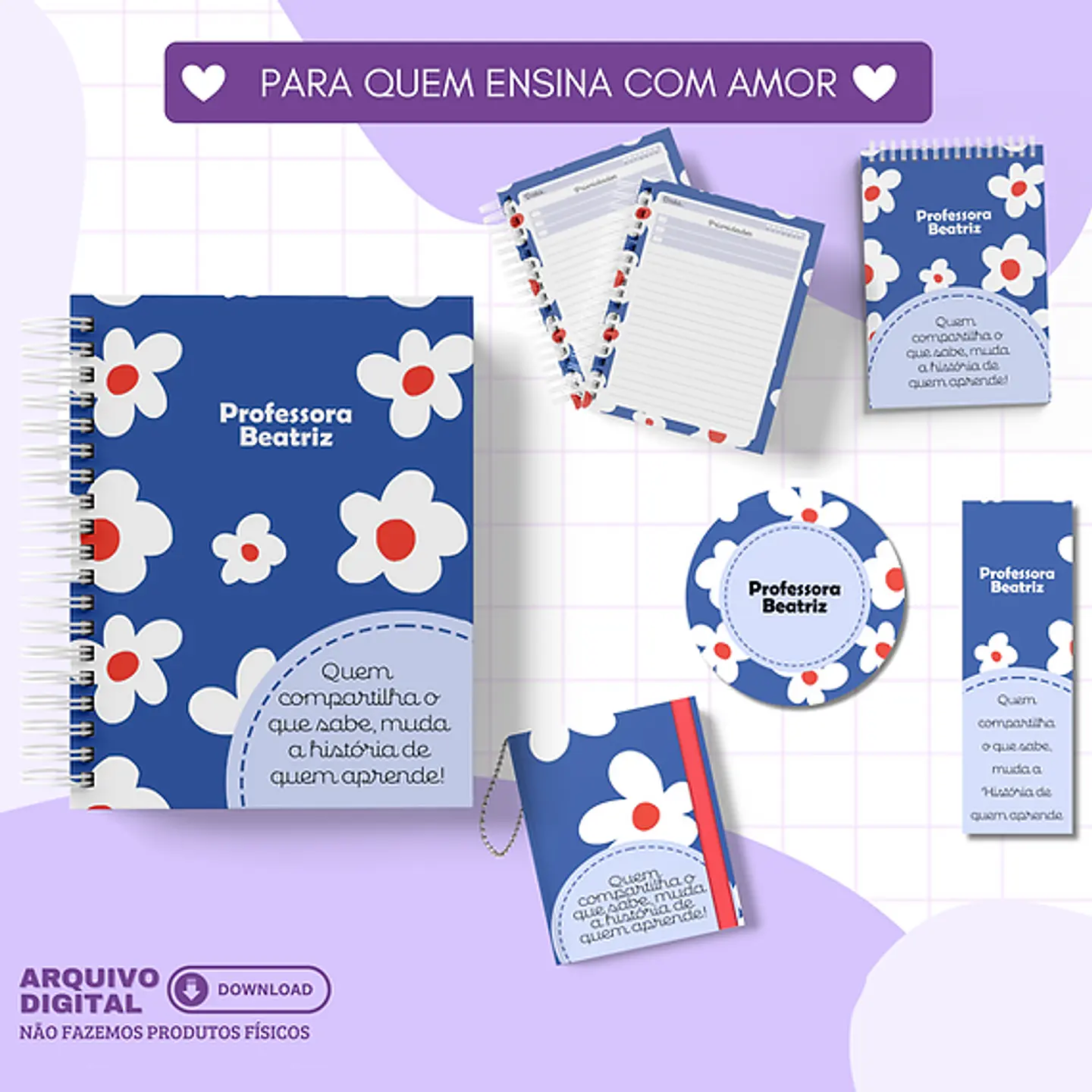 Arquivo Dia Dos Professores Coleção Para Quem Ensina com Amor - Luminous 3