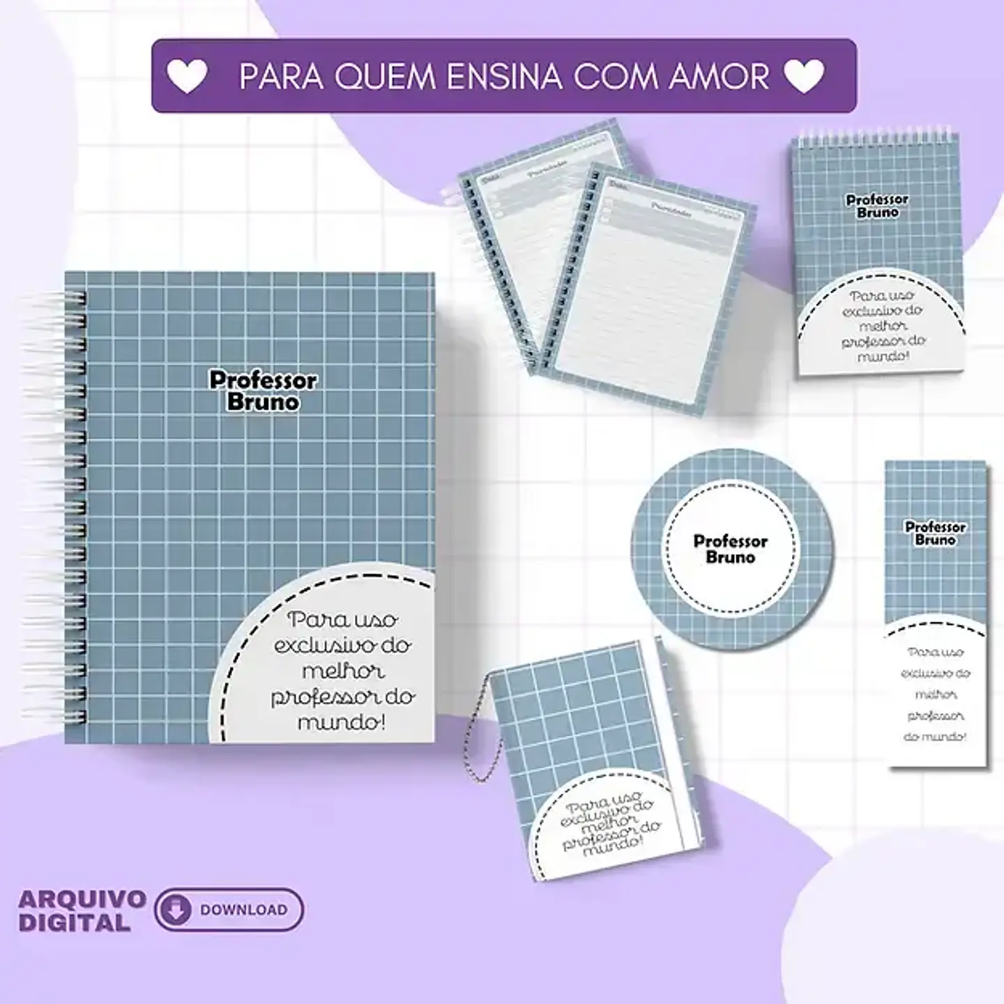 Arquivo Dia Dos Professores Coleção Para Quem Ensina com Amor - Luminous 6