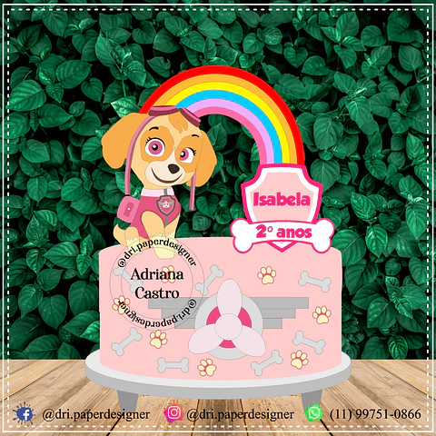 Arquivo de Corte Topo Patrulha Canina Sky