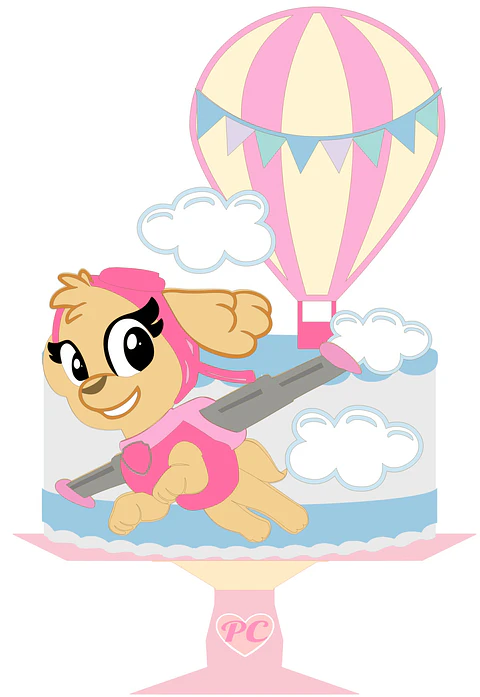 Arquivo de Corte Topo Sky Patrulha Canina