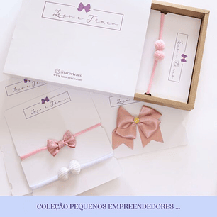 Arquivo de Corte Caixa e Tags para Laços - somente molde