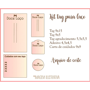 Arquivo de Corte Tags para Laços