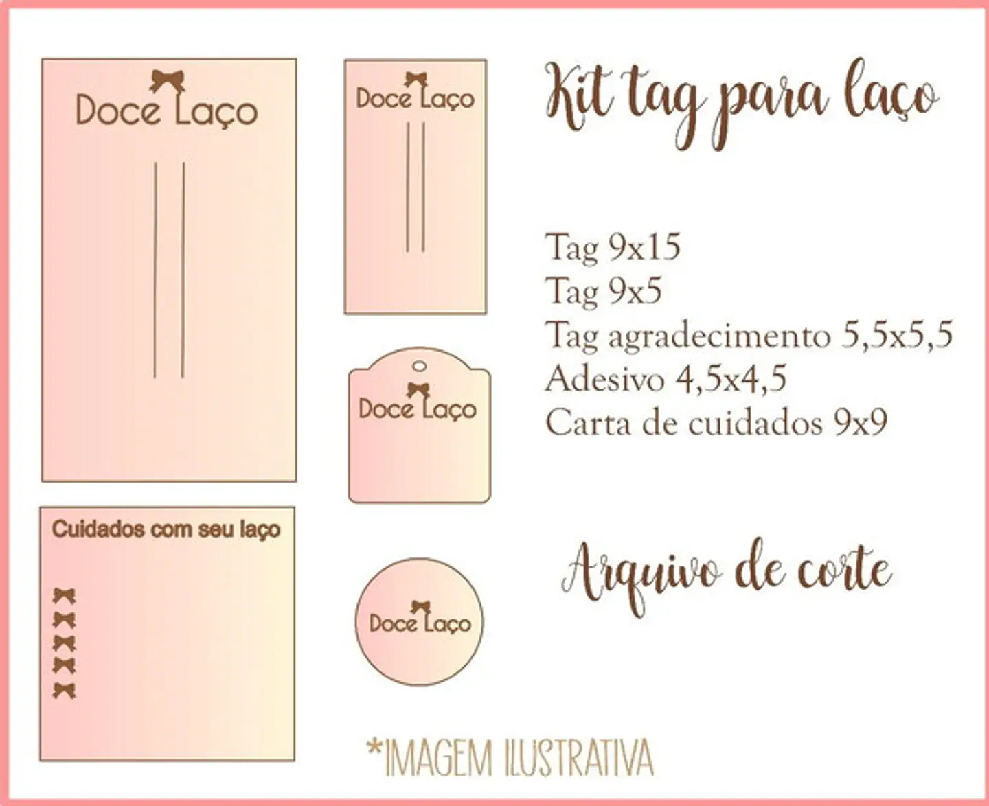 Arquivo de Corte Tags para Laços 1