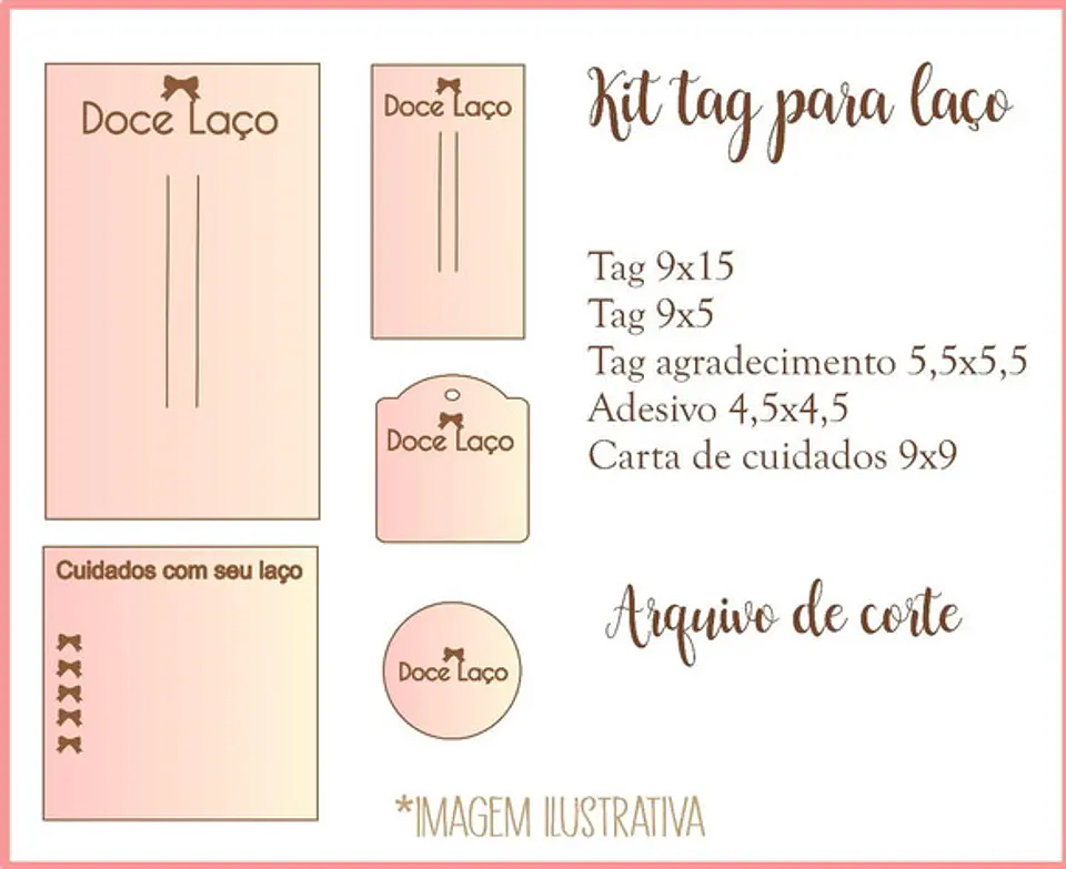 Arquivo de Corte Tags para Laços 1