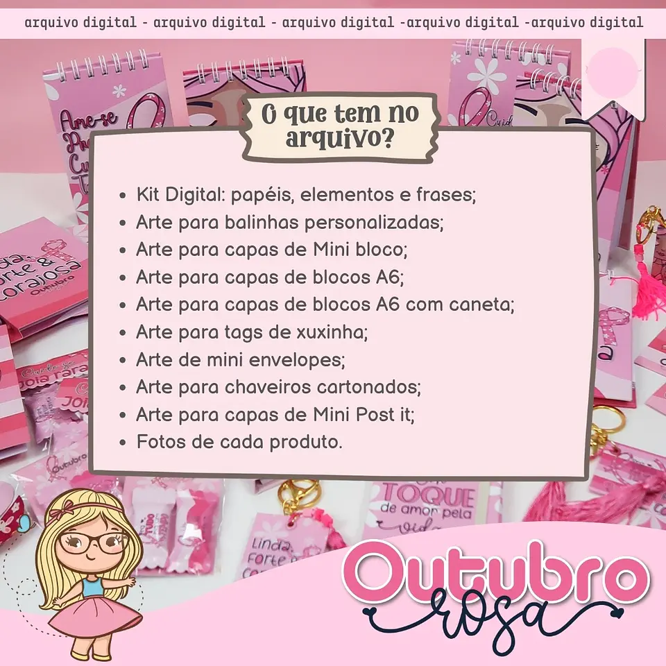 Arquivo Outubro Rosa Combo - Mimos personalizados 2