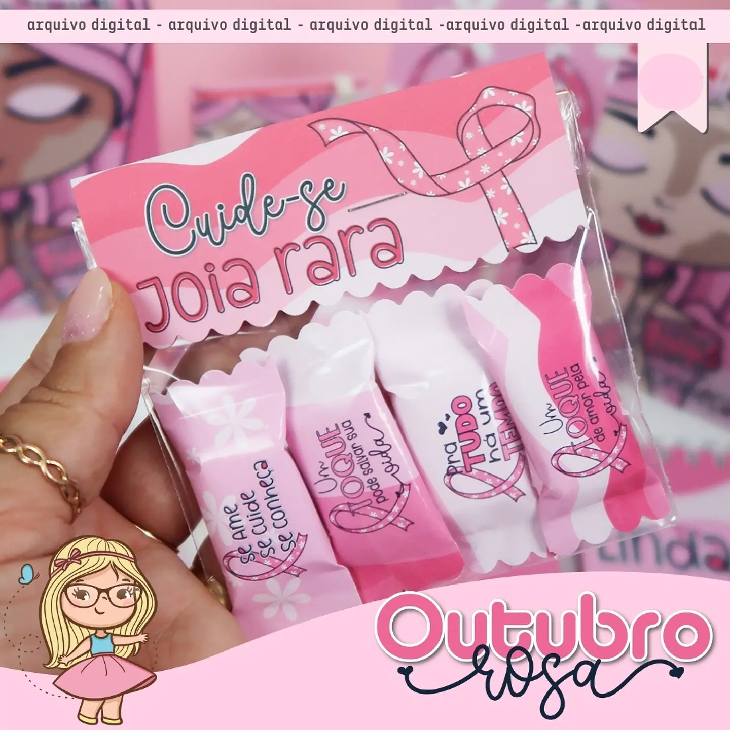 Arquivo Outubro Rosa Combo - Mimos personalizados 7