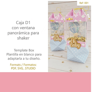 Arquivo de Corte Caixa Acetato Tridimensional - SOMENTE MOLDE