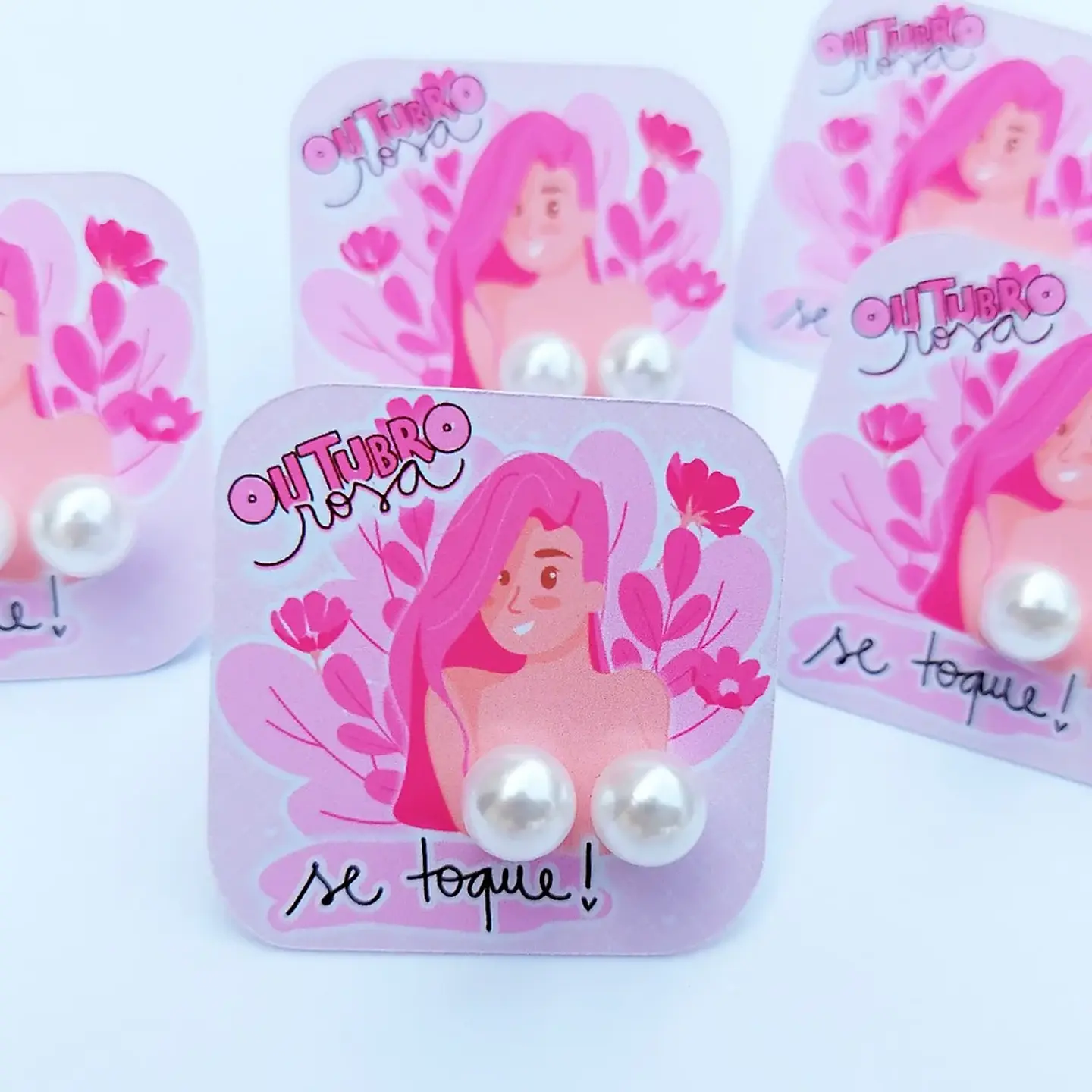 Arquivo Outubro Rosa Card Brincos - dhama 1