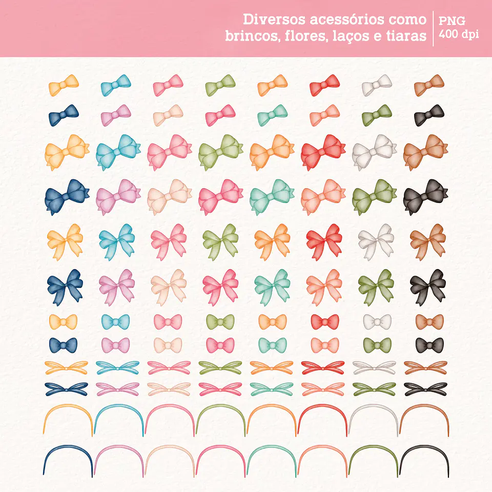 Kit Digital Meninos e Meninas Aquarela - Para montar 24