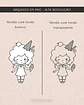 Kit Digital Sorveteria para Colorir - ni studio - Thumbnail 4