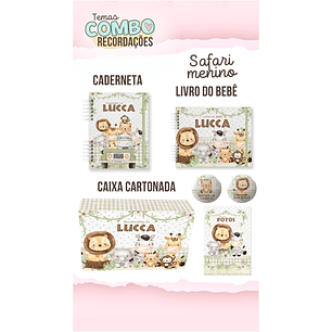 ARQUIVO ENCADERNAÇÃO BABY SAFARI MENINO