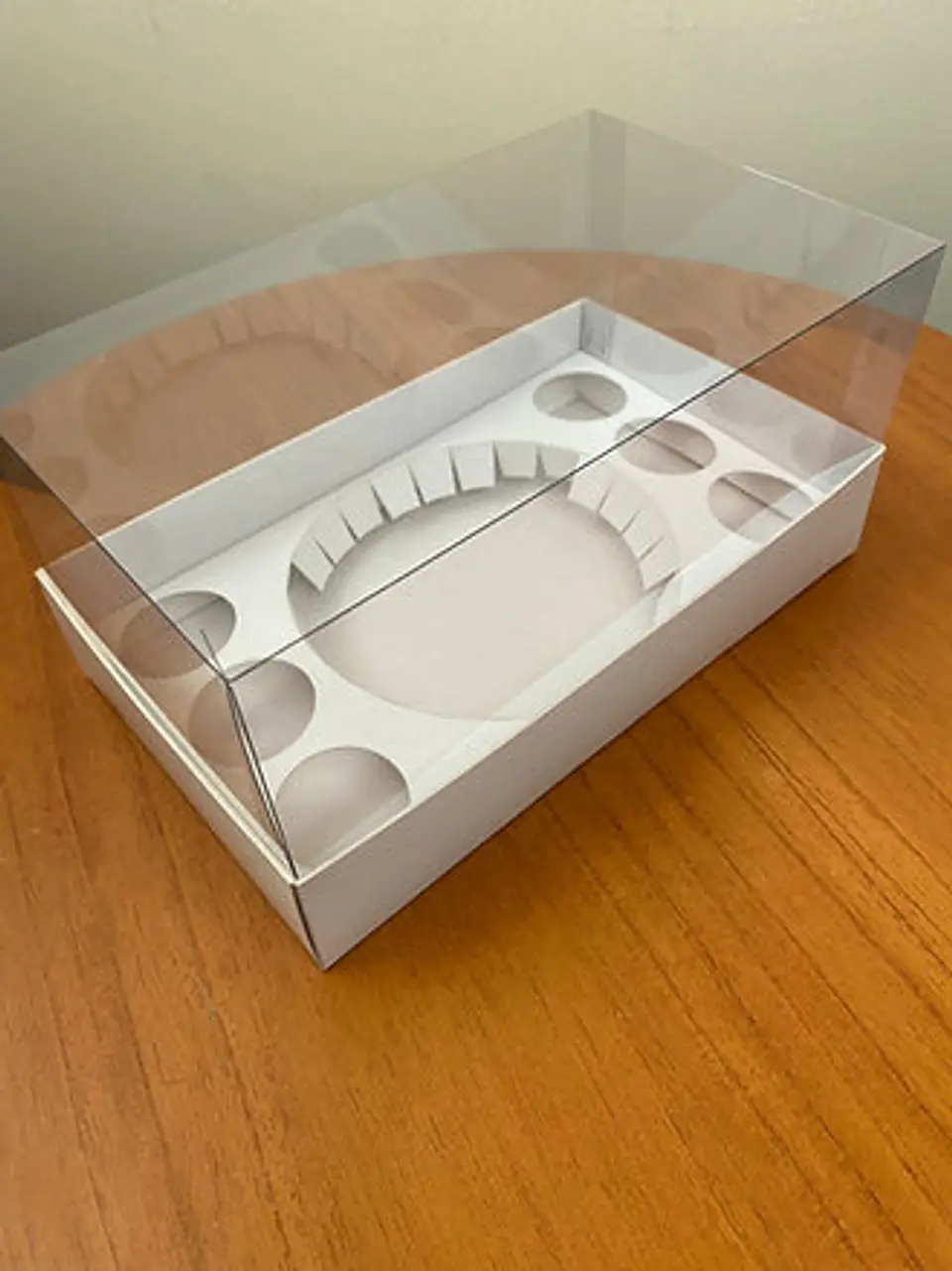 Arquivo de Corte Caixa Bolo 10cm e 6 doces - Redondo e Quadrado 2