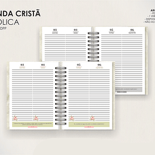 Arquivo Combo de Agendas Evangélicas - Datadas e Permanentes - Moldes da Lê