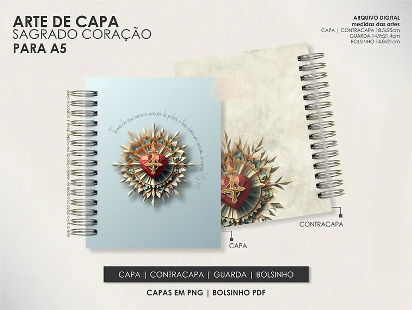 Arquivo Combo de Agendas Católicas - Datadas e Permanentes - Moldes da Lê 8
