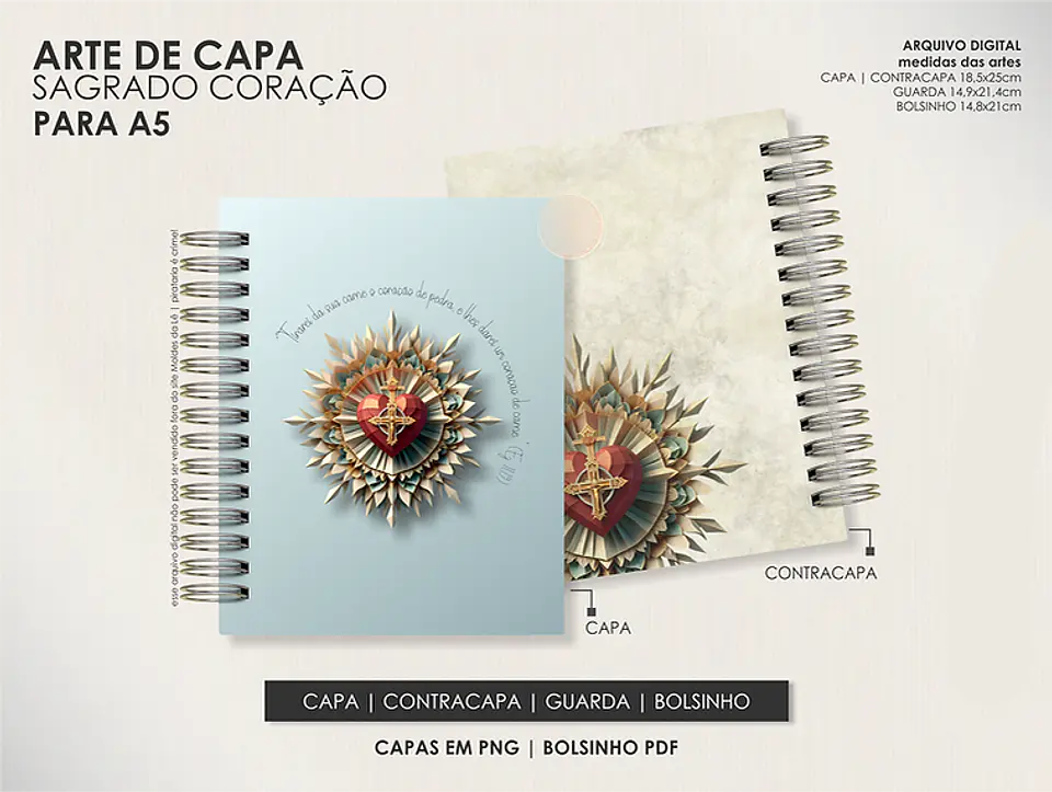 Arquivo Combo de Agendas Católicas - Datadas e Permanentes - Moldes da Lê 8