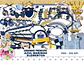Kit Digital Ursinho Principe Azul Marinho - Thumbnail 2