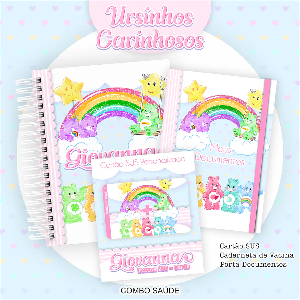 Arquivo Caderneta de Saúde Ursinhos Carinhosos 1