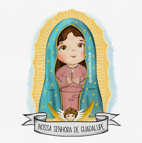 Mini Kit Digital Nossa Senhora de Guadalupe - santa ideia