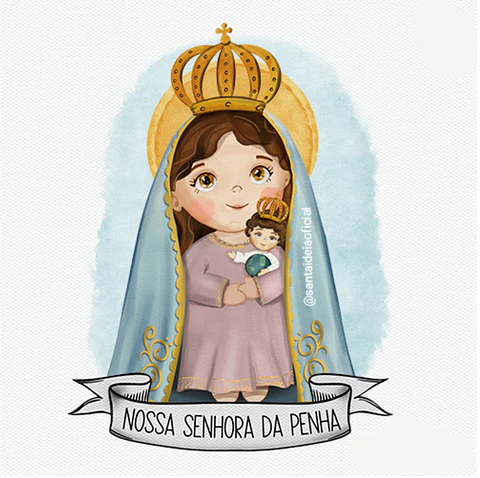 Mini Kit Digital Nossa Senhora da Penha - santa ideia