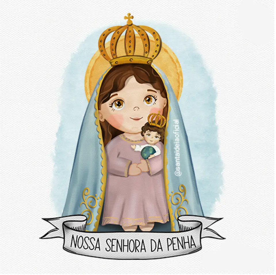 Mini Kit Digital Nossa Senhora da Penha - santa ideia 1