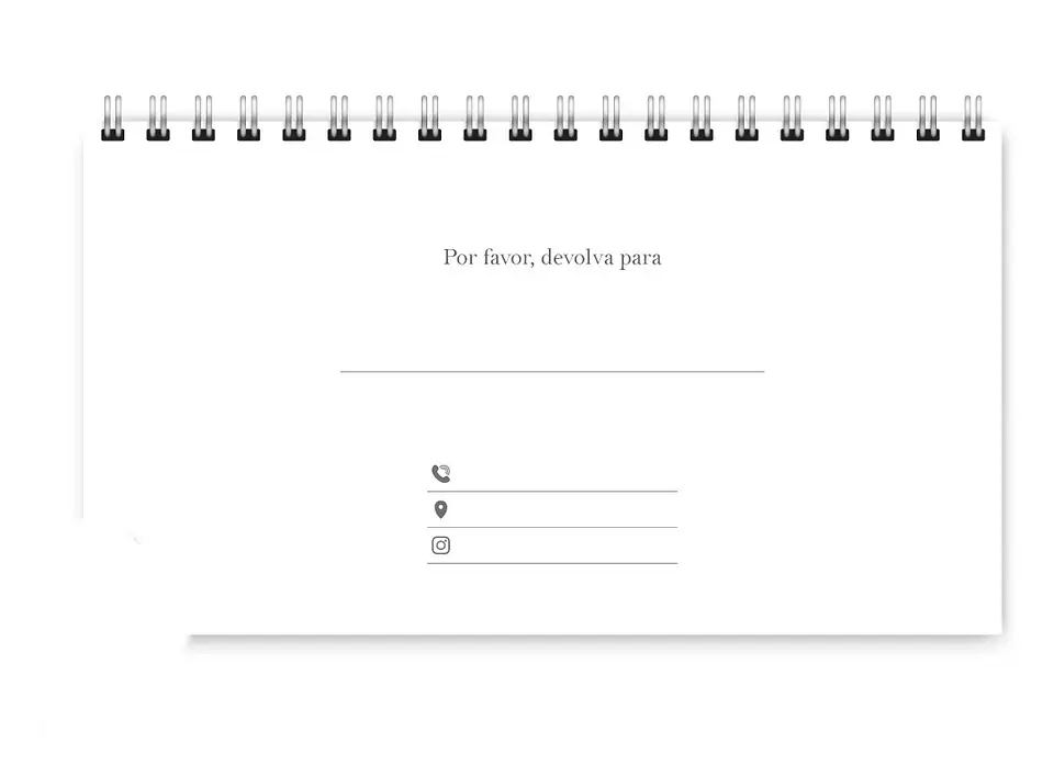 Arquivo Miolo Pocket Planner Joy 2025 - Trilha de papel 2