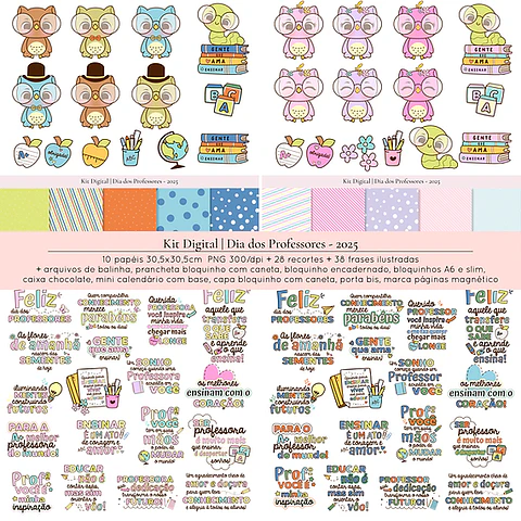 Kit Digital Dia dos Professores - Ve bernardi