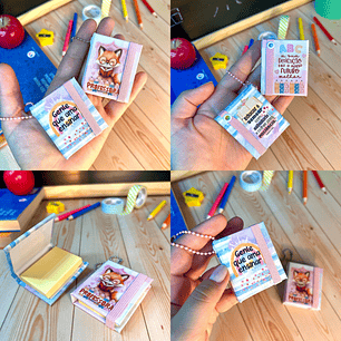 Arquivo Dia dos Professores Chaveiro Post It - Ana Flor