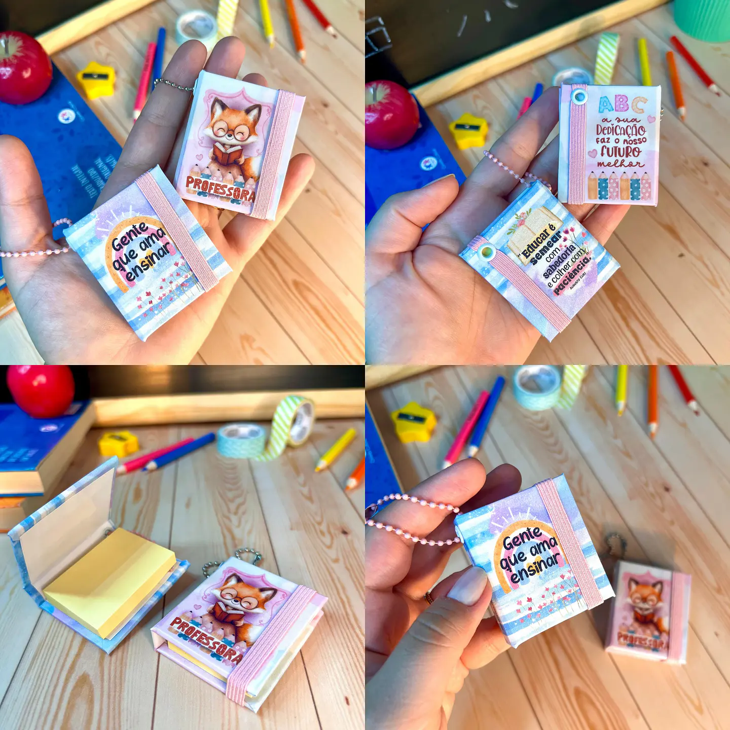 Arquivo Dia dos Professores Chaveiro Post It - Ana Flor 1