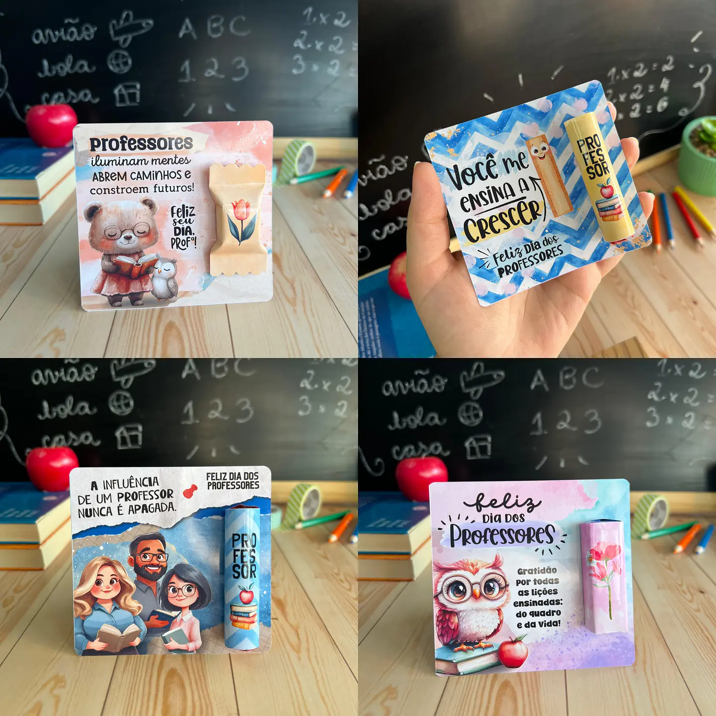 Arquivo Dia dos Professores Card Balinha, Batom ou Bis - Ana Flor 1