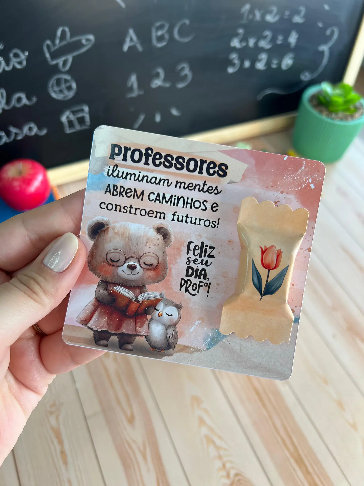 Arquivo Dia dos Professores Card Balinha, Batom ou Bis - Ana Flor 4