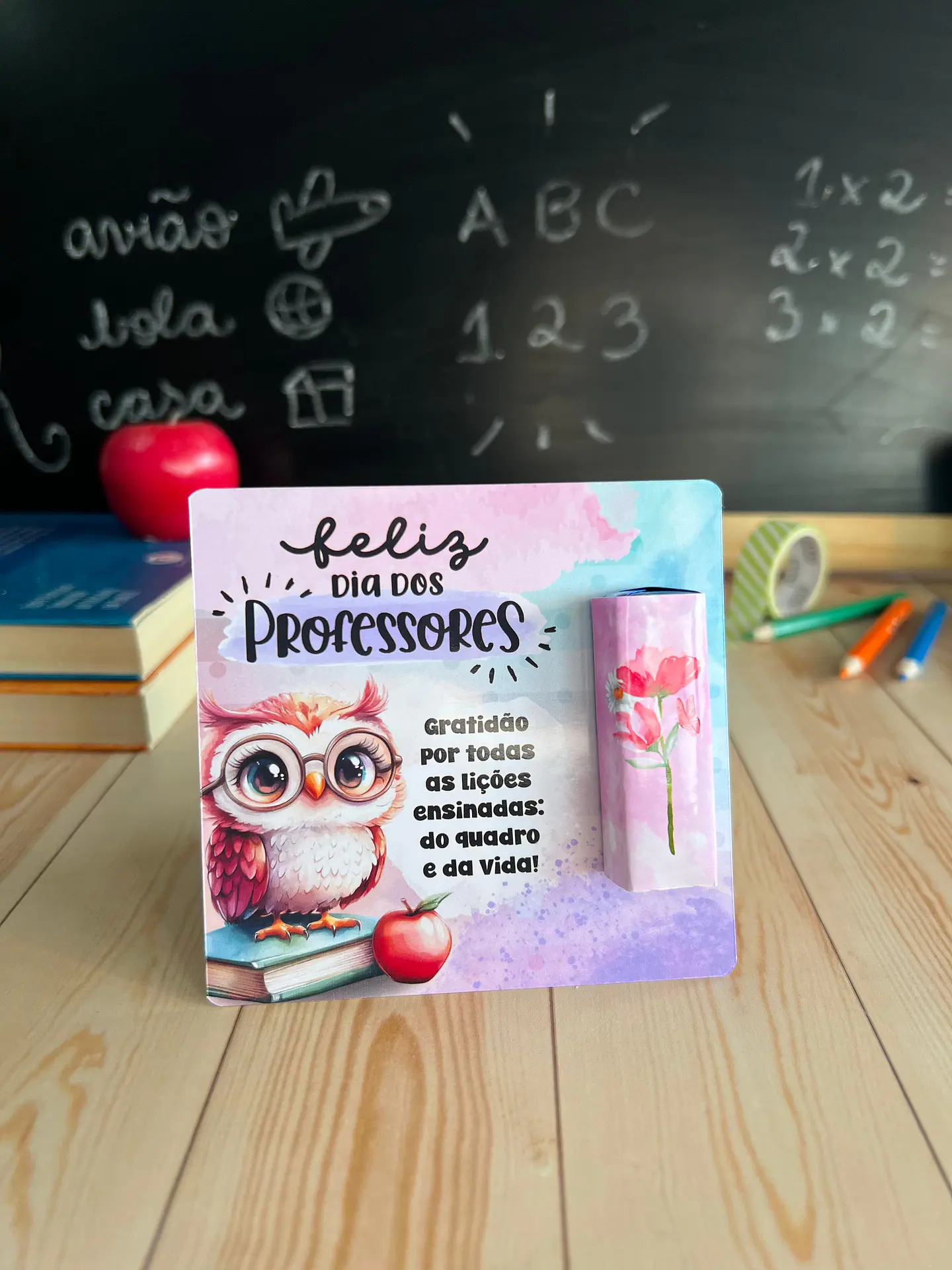 Arquivo Dia dos Professores Card Balinha, Batom ou Bis - Ana Flor 7