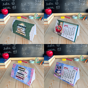 Arquivo Dia dos Professores Calendário de Mesa - Ana Flor