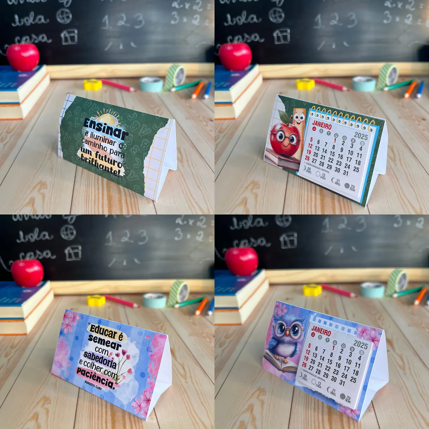 Arquivo Dia dos Professores Calendário de Mesa - Ana Flor 1