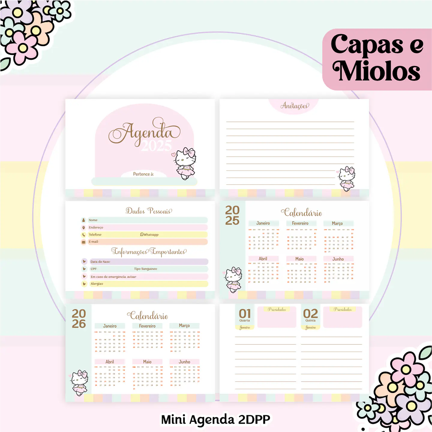 Arquivo Kit Encadernação 2025 Hello Kit - Pamella 6