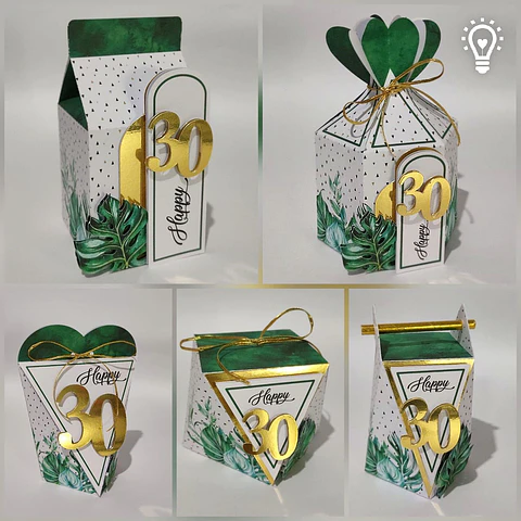 Arquivo de Corte Adulto Floral Verde e Dourado