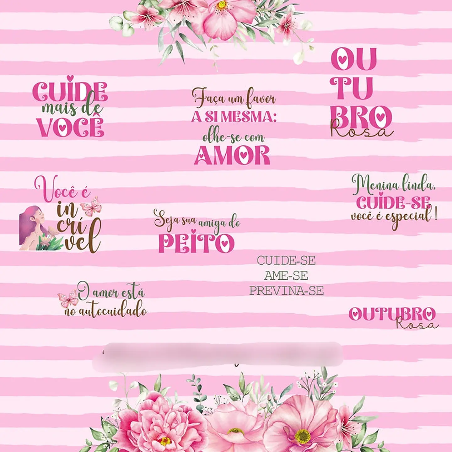Arquivo Outubro Rosa Combo - Desenhitos da Jana 5