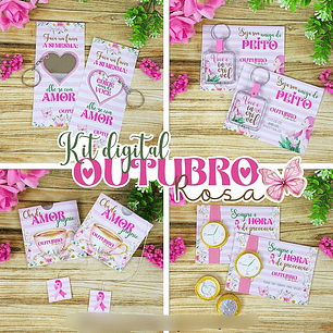 Arquivo Outubro Rosa Combo - Desenhitos da Jana