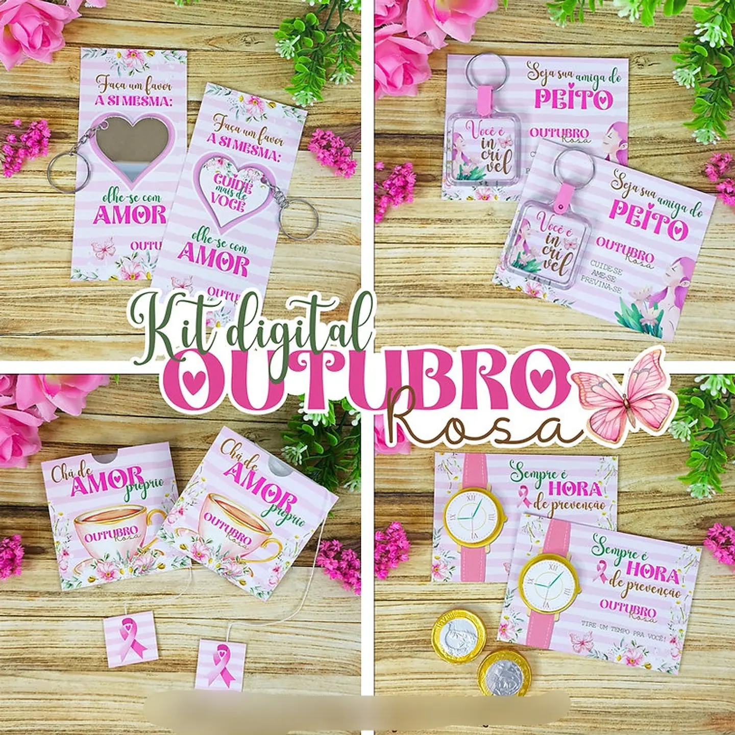 Arquivo Outubro Rosa Combo - Desenhitos da Jana 1