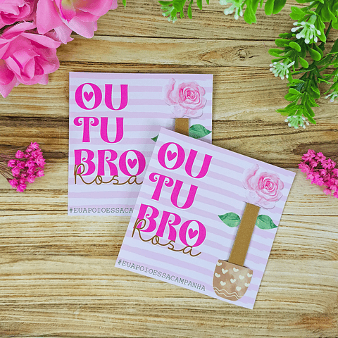 Arquivo Outubro Rosa Card Lixinha de Unha