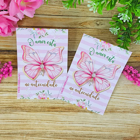 Arquivo Outubro Rosa Card Brinco Borboleta