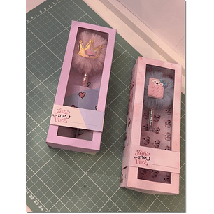 Arquivo Caixa Caneta Pompom