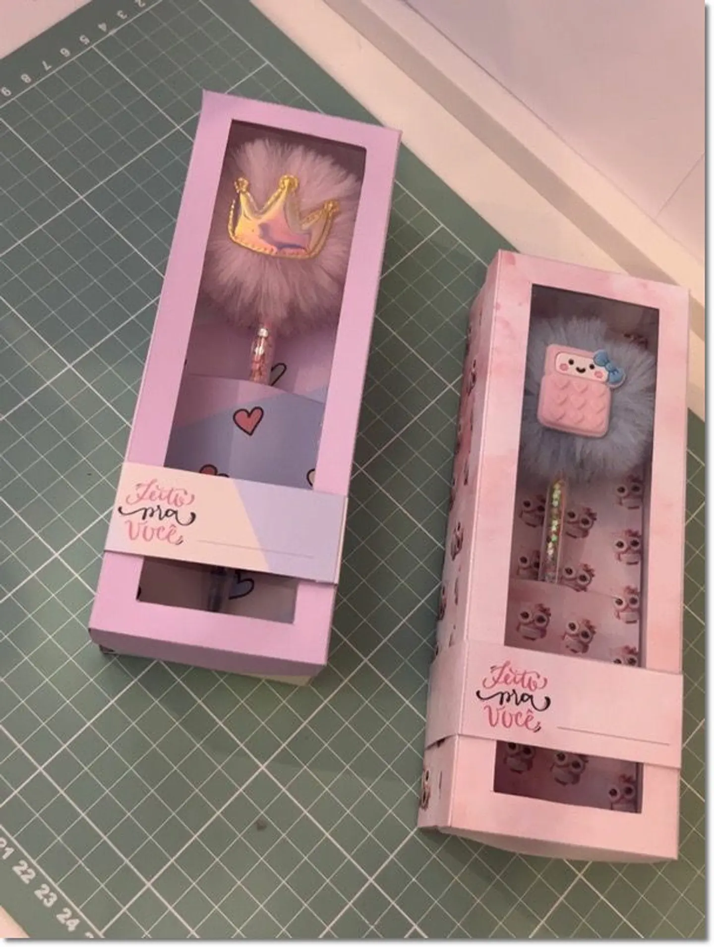 Arquivo Caixa Caneta Pompom 1