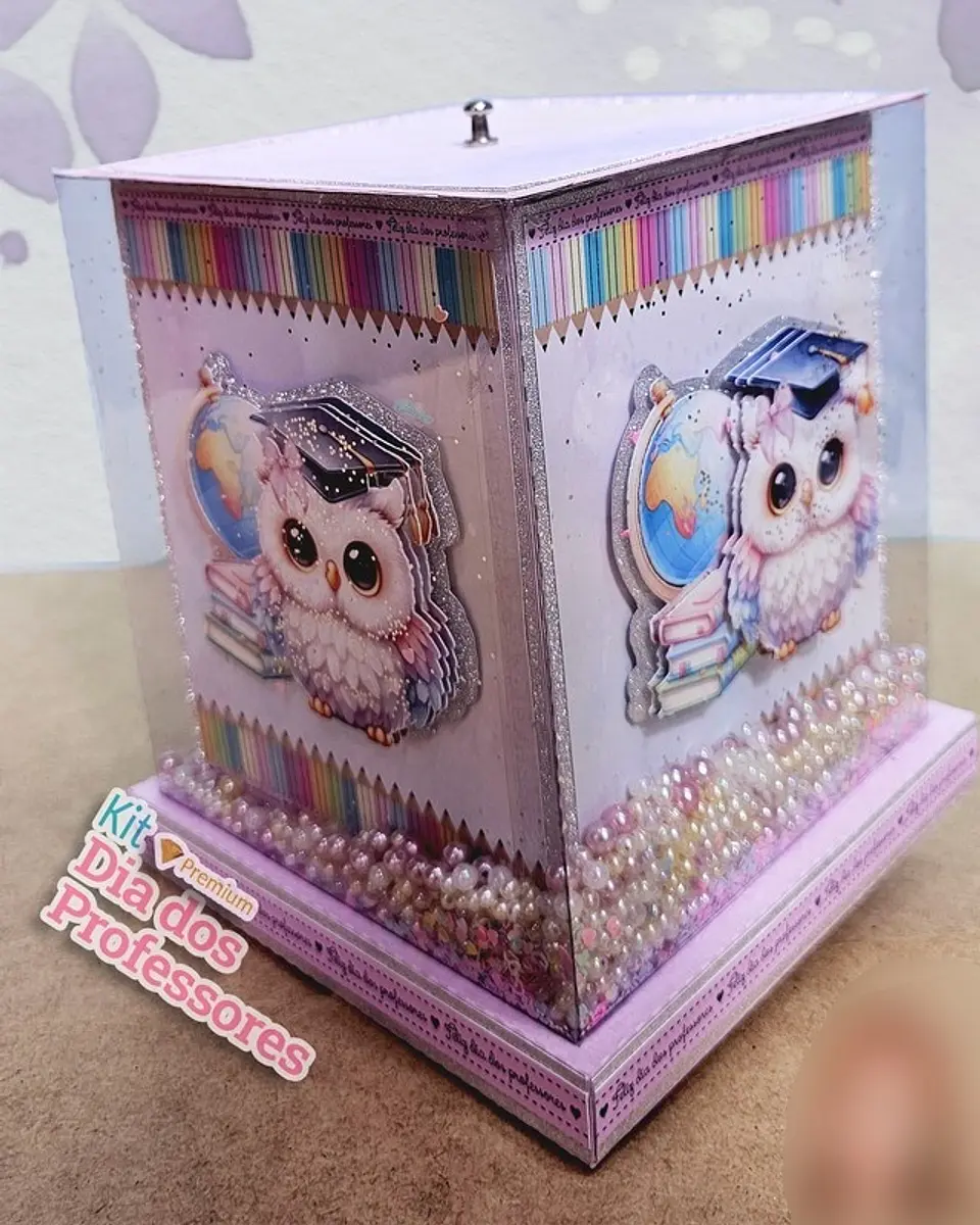 Arquivo Dia Dos Professores Combo Papelaria Corujinha Lilás - Tamires Moura 4