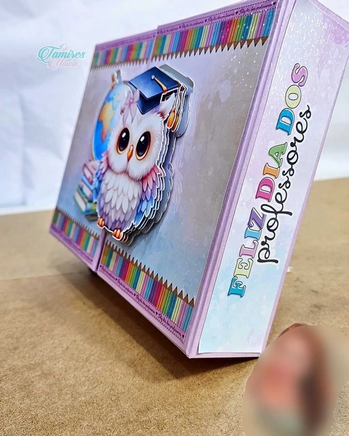 Arquivo Dia Dos Professores Combo Papelaria Corujinha Lilás - Tamires Moura 7