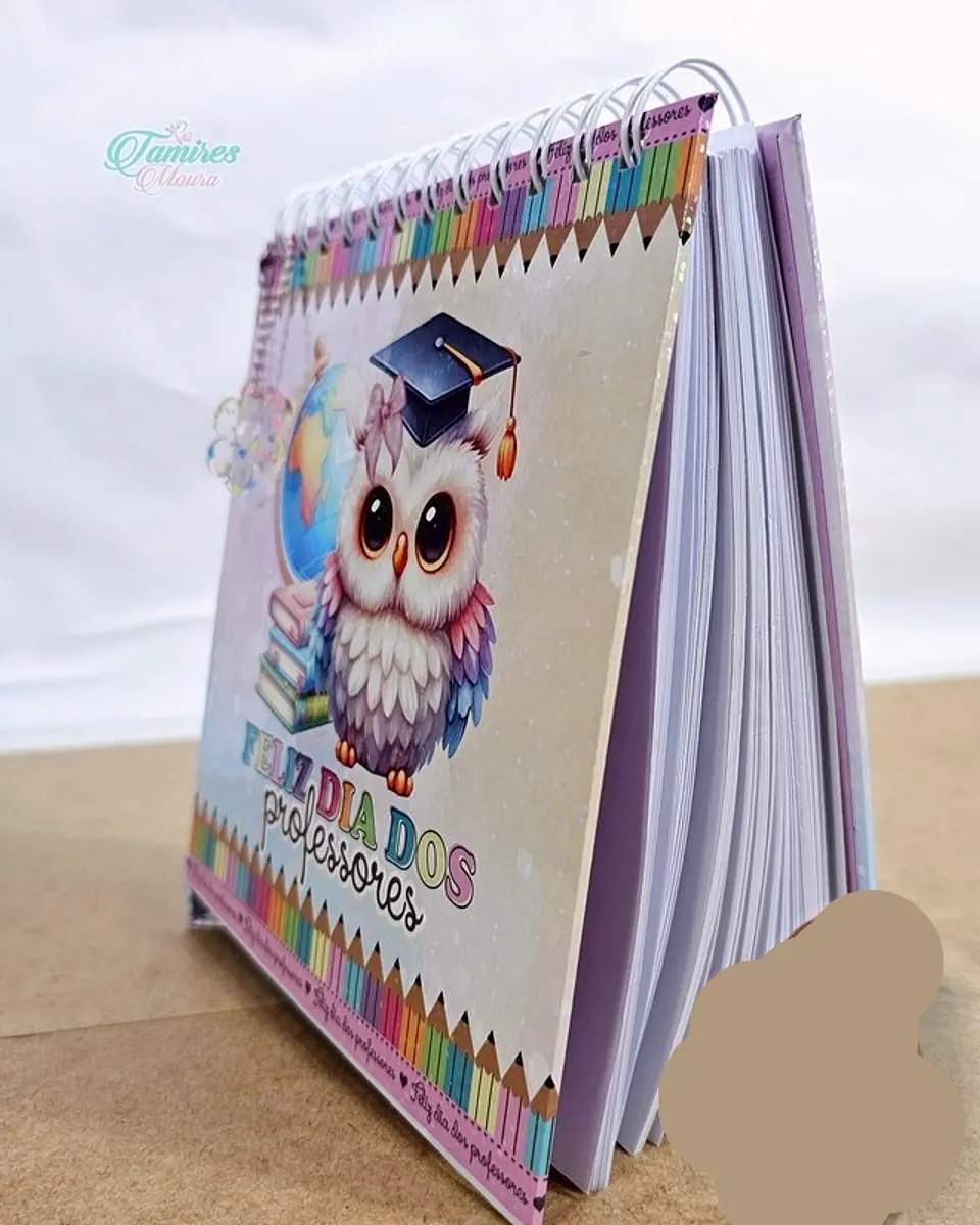 Arquivo Dia Dos Professores Combo Papelaria Corujinha Lilás - Tamires Moura 13