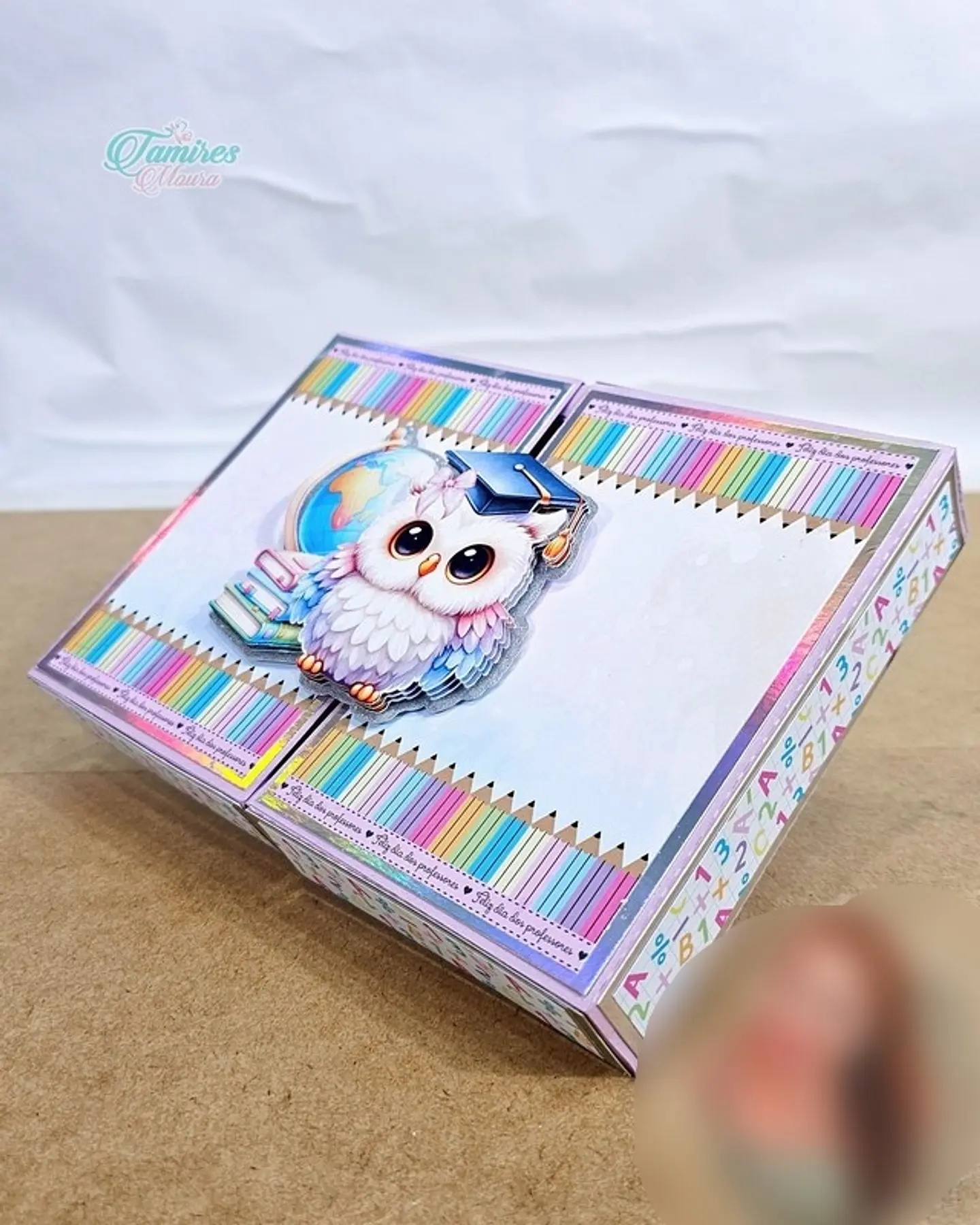 Arquivo Dia Dos Professores Combo Papelaria Corujinha Lilás - Tamires Moura 21