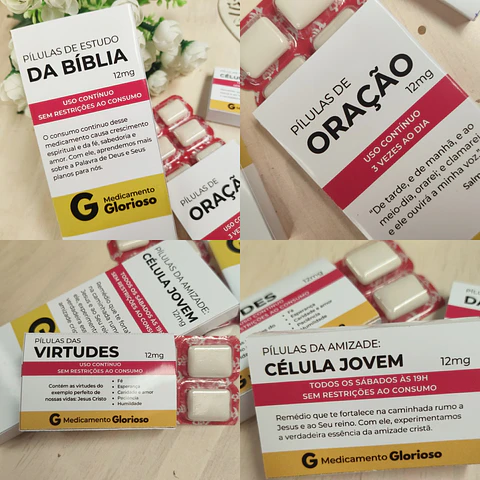 Arquivo Chiclete Remedio Recepção Cristã - Mimo Igreja