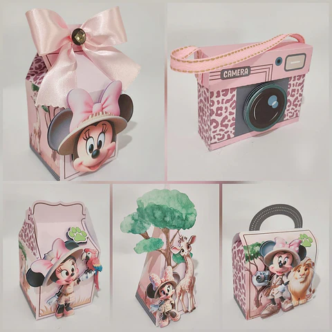  Arquivo de Corte Minnie Safari - criar bv