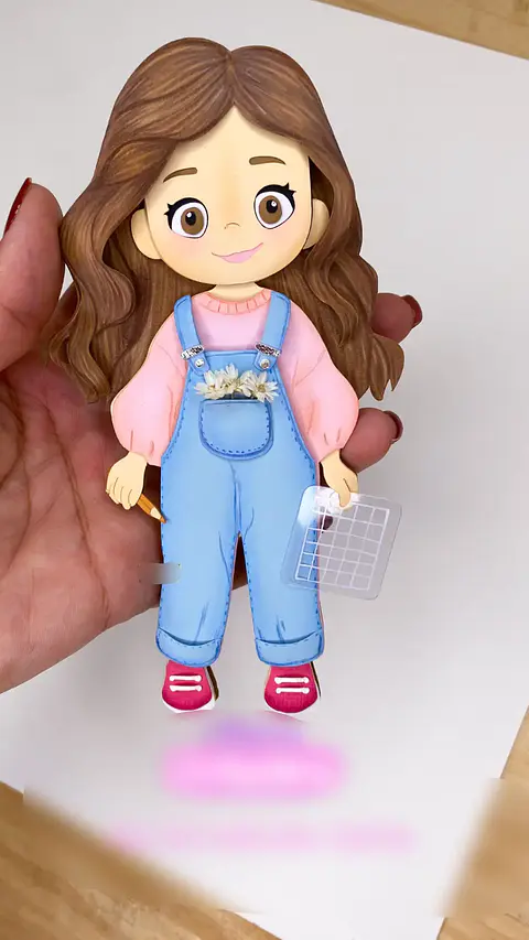 Arquivo Topo de Bolo Menininha Papeleira EM CAMADAS - elafazpravc